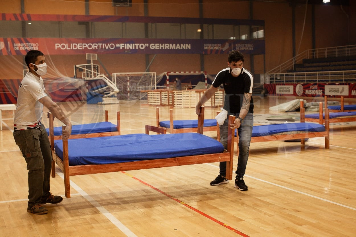 Coronavirus: unas 1.000 camas están dispuestas en clubes y espacios sociales