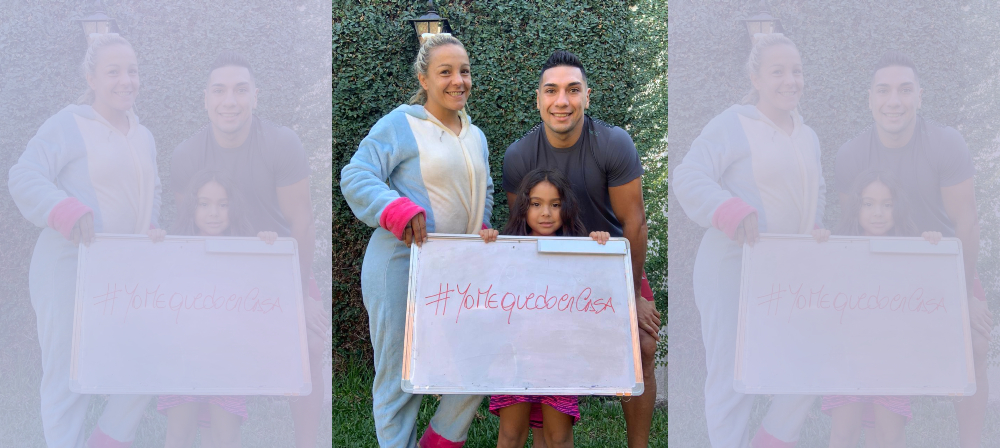 “Con la Tuti nos turnamos para entrenar en casa”