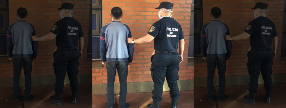 Amenazaba a un joven con un arma de fuego y fue detenido