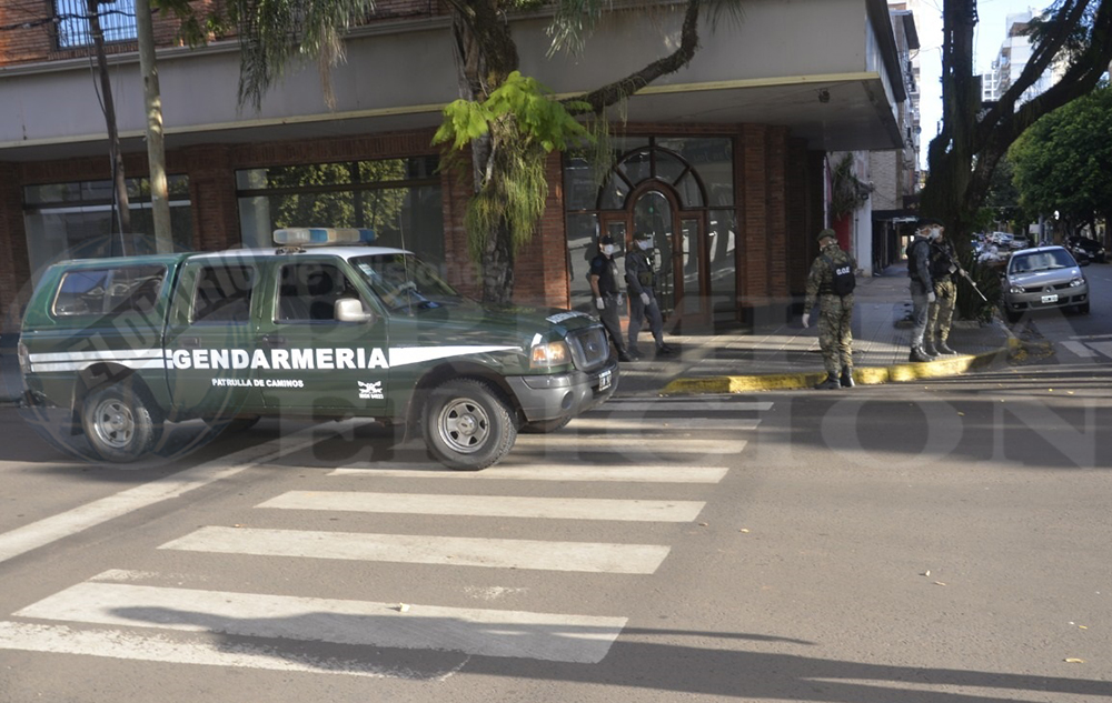 Gendarmería - controles preventivos por coronavirus covid 19