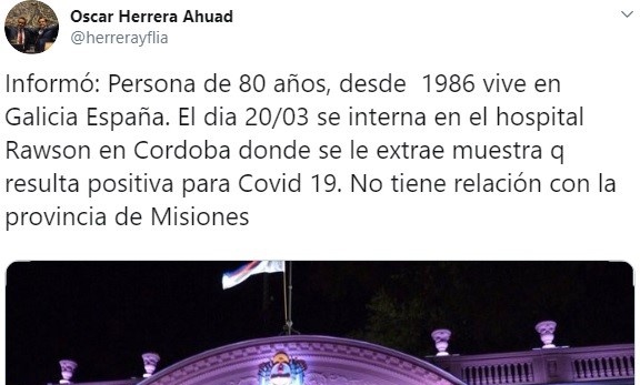 Tensión entre Nación y Misiones por un parte erróneo de Salud nacional