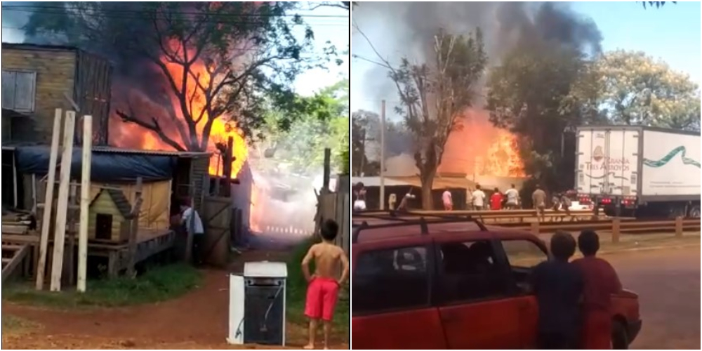 Se incendian cuatro casas en Virasoro