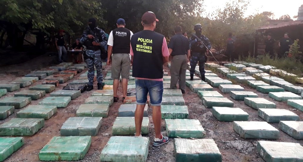 Incautaron más de cinco toneladas de marihuana en Santa Ana