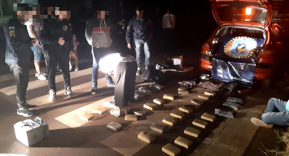 Un detenido y droga secuestrada por la PFA