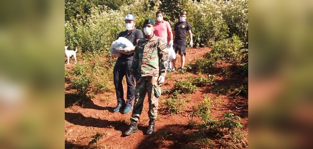 Un club deportivo de Irigoyen a pura solidaridad