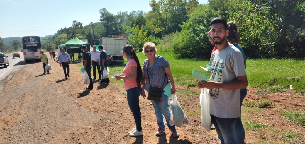 El MAM protesta contra el paro del campo en Gobernador Roca