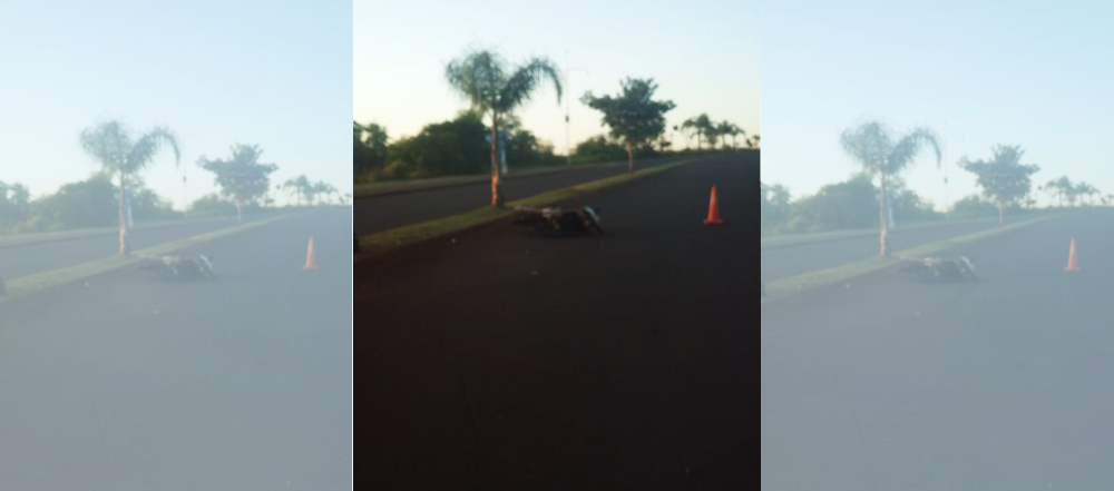 Motociclista falleció tras despistar en el Acceso Oeste