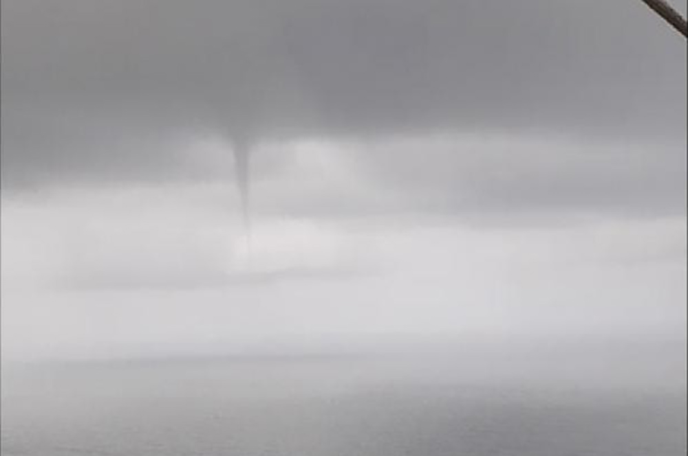 Tornado Camboriú - El fenómeno confirmado por la Defensa Civil de Brasil.