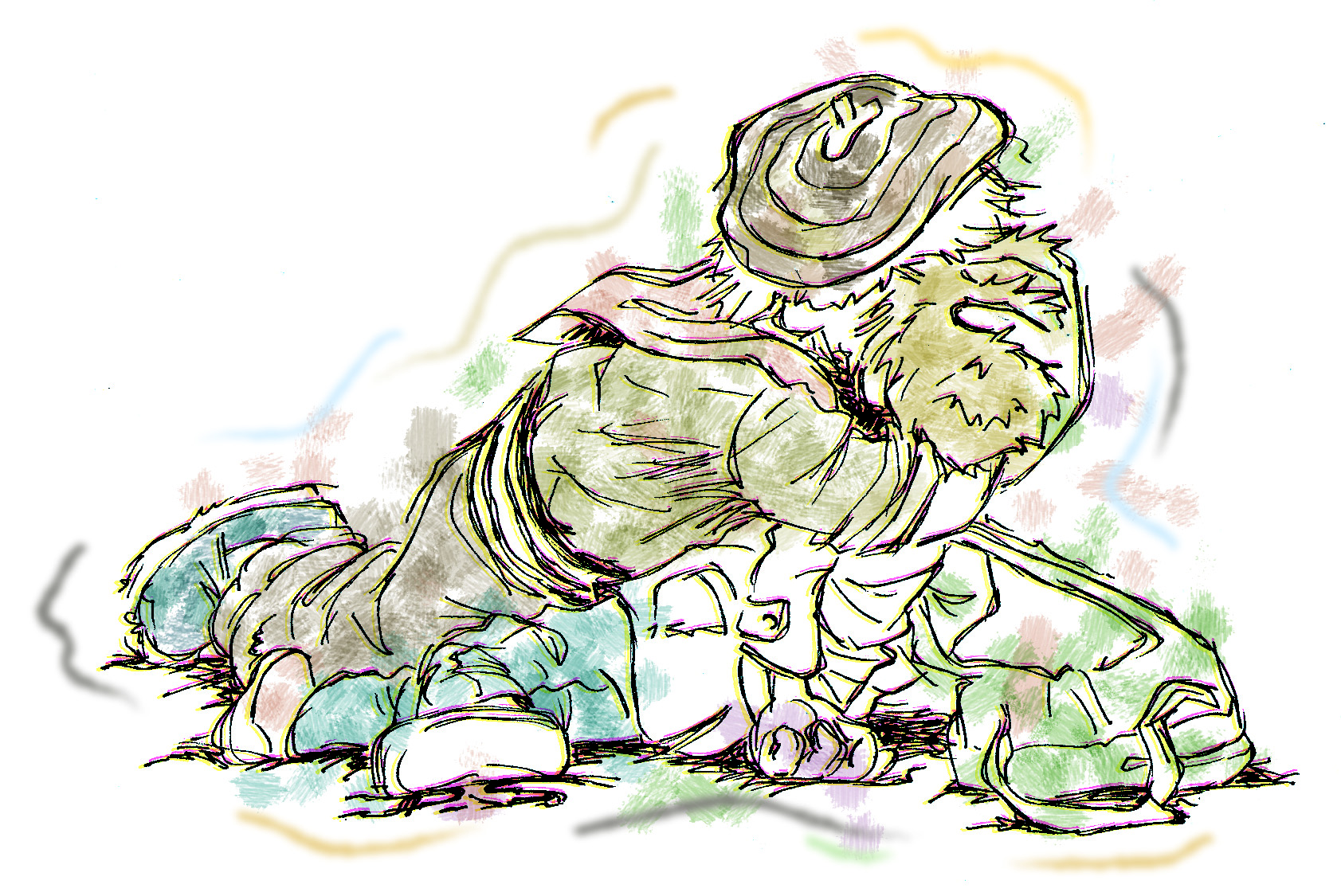 La curiosidad de Marcos despertó  a la Yarará