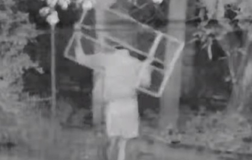 Cámaras del 911 lo captaron en pleno robo