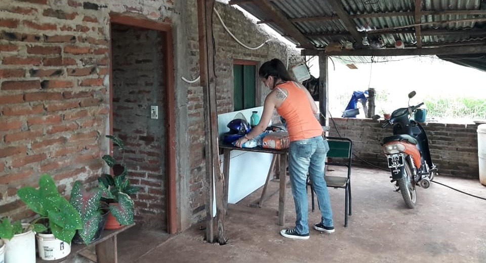 Solidaridad con familias del barrio La Estepa