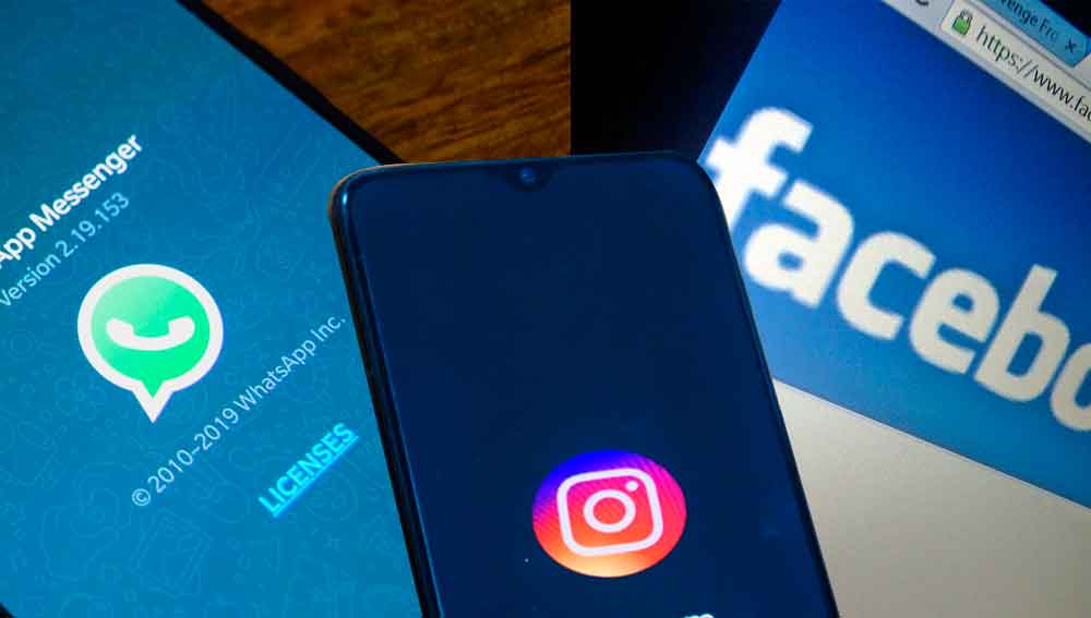 Redes sociales fuera de servicio