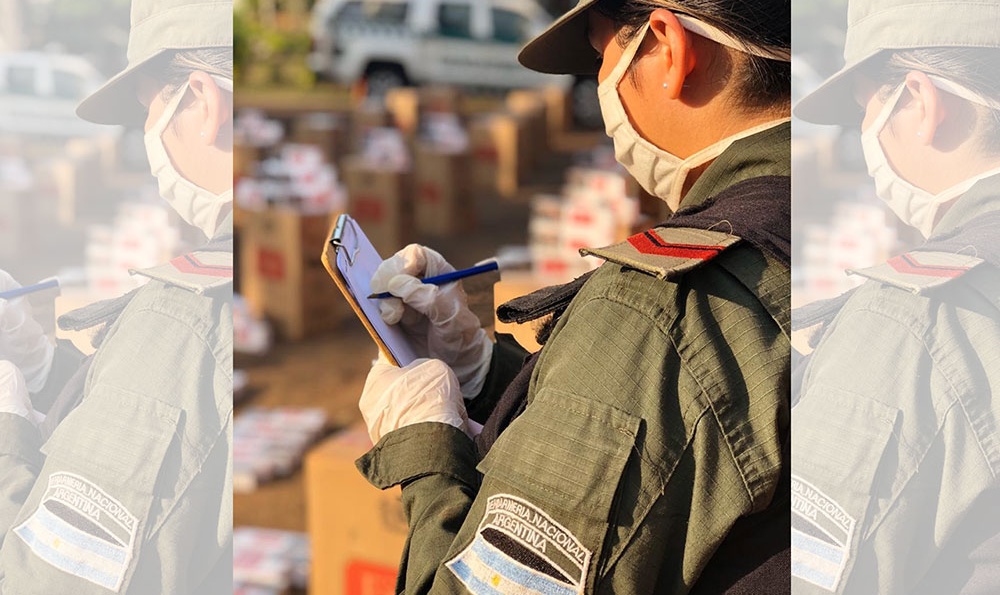 OPERATIVOS. GN intensificó los controles contra el tráfico de cigarrillos.