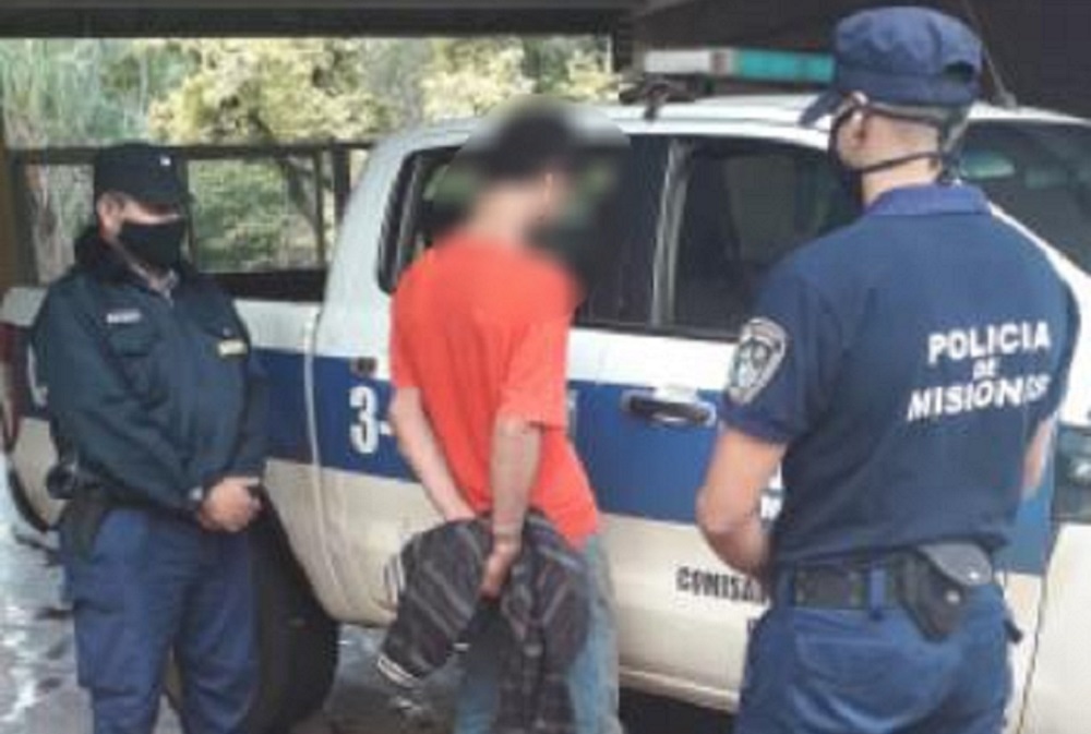 Capturaron a un hombre que hirió a su hermana con un machete