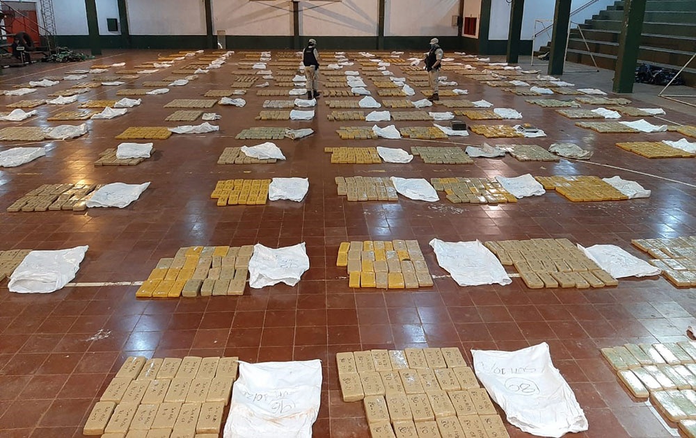 Incautan casi cuatro toneladas de marihuana en Puerto Maní