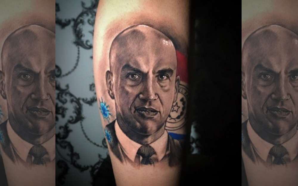 Coronavirus -Tatuaje Julio Mazzoleni