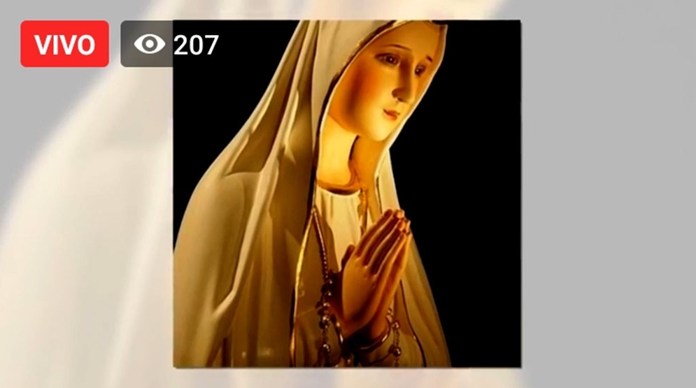 Peregrinación virtual: el mundo homenajeó a la Virgen de Fátima