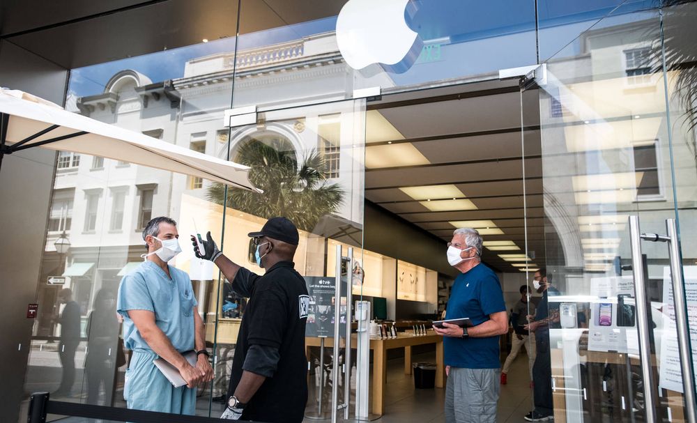Apple cierra tiendas en EEUU en medio del brote del virus