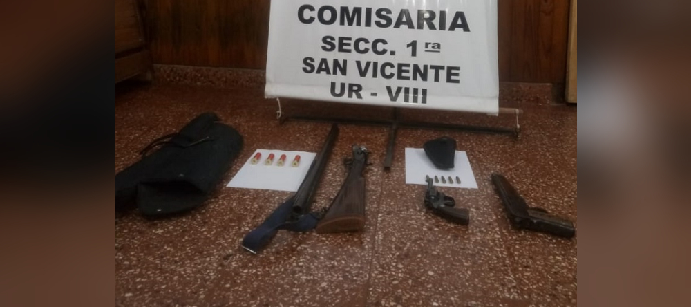 Discutieron, se exhibieron armas de fuego y terminaron presos
