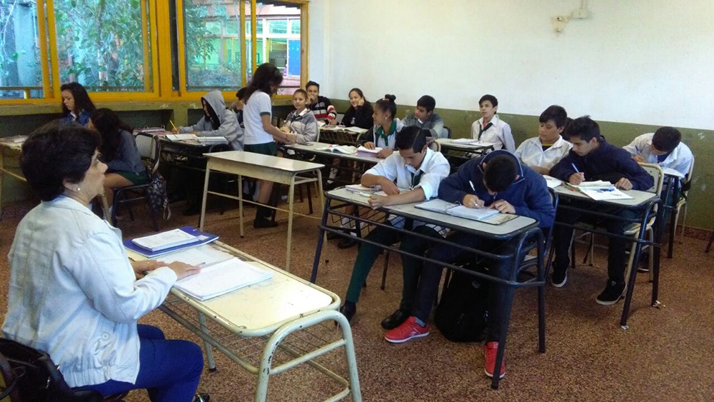 estudiantes secundarios