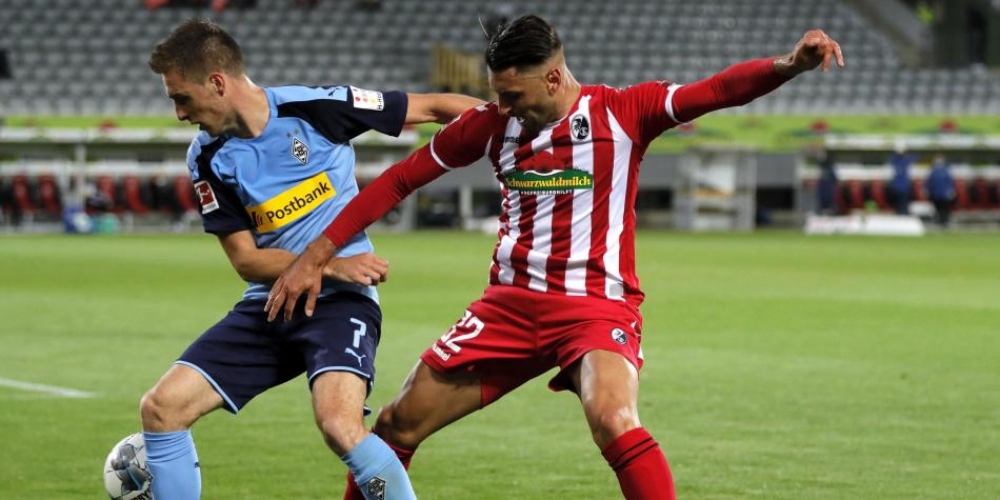 Victoria de Friburgo en el inicio de la fecha 30 de la Bundesliga