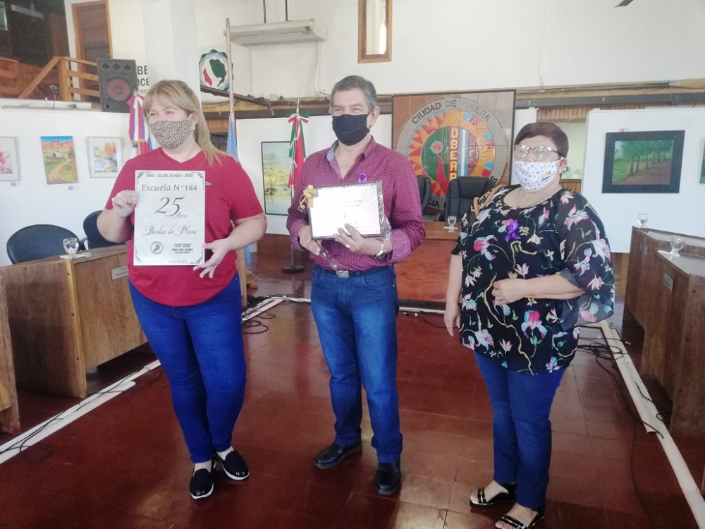 Escuela Provincial 184: sus bodas de plata son de interés municipal