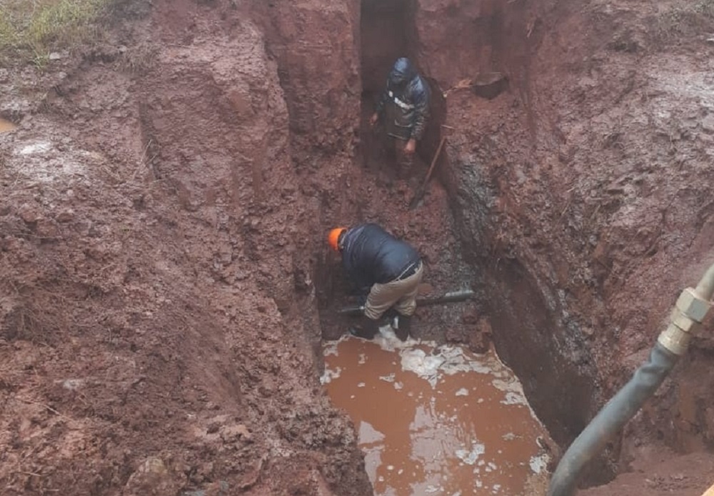 Después de días caóticos volvió el agua al Hultgren