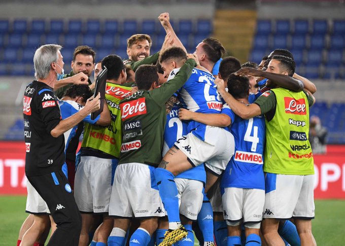 Napoli venció a Juventus y es campeón de la Copa Italia
