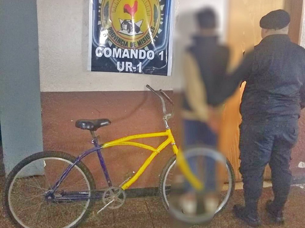 Hurtó una bicicleta de una verdulería pero no fue lejos
