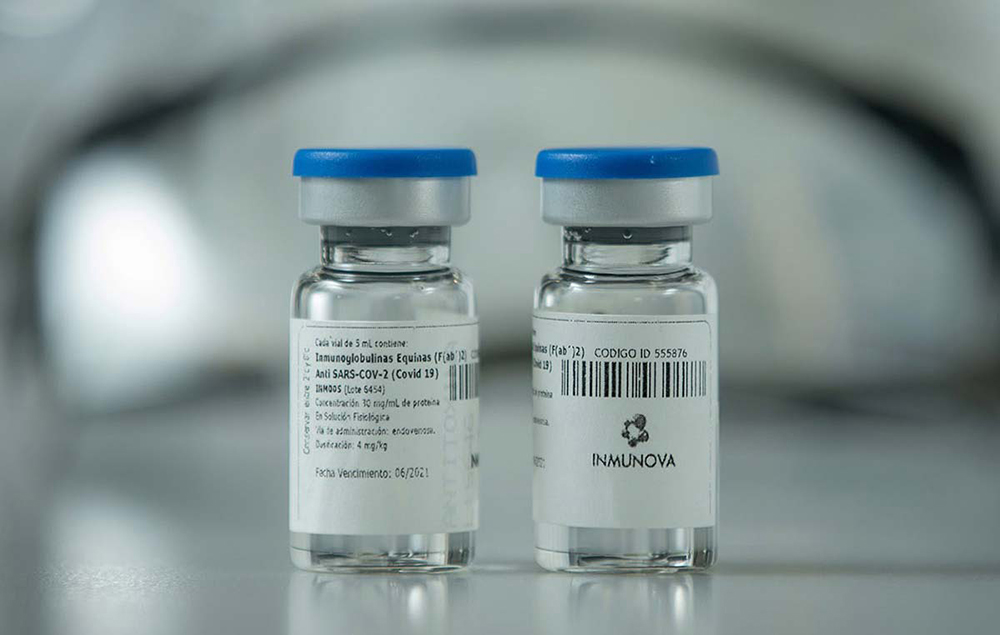 suero equino hiperinmune contra COVID-19