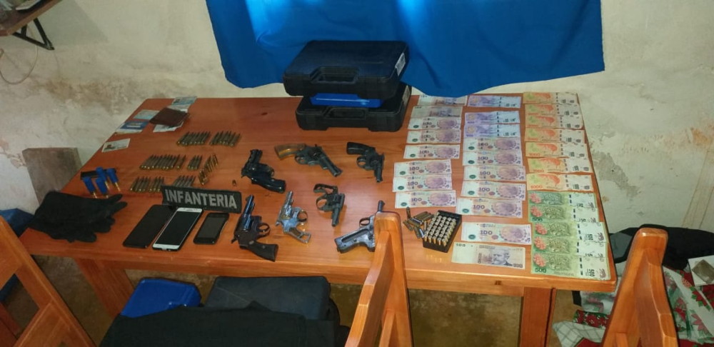 Desmantelan “búnker” con un arsenal de armas de fuego en Posadas