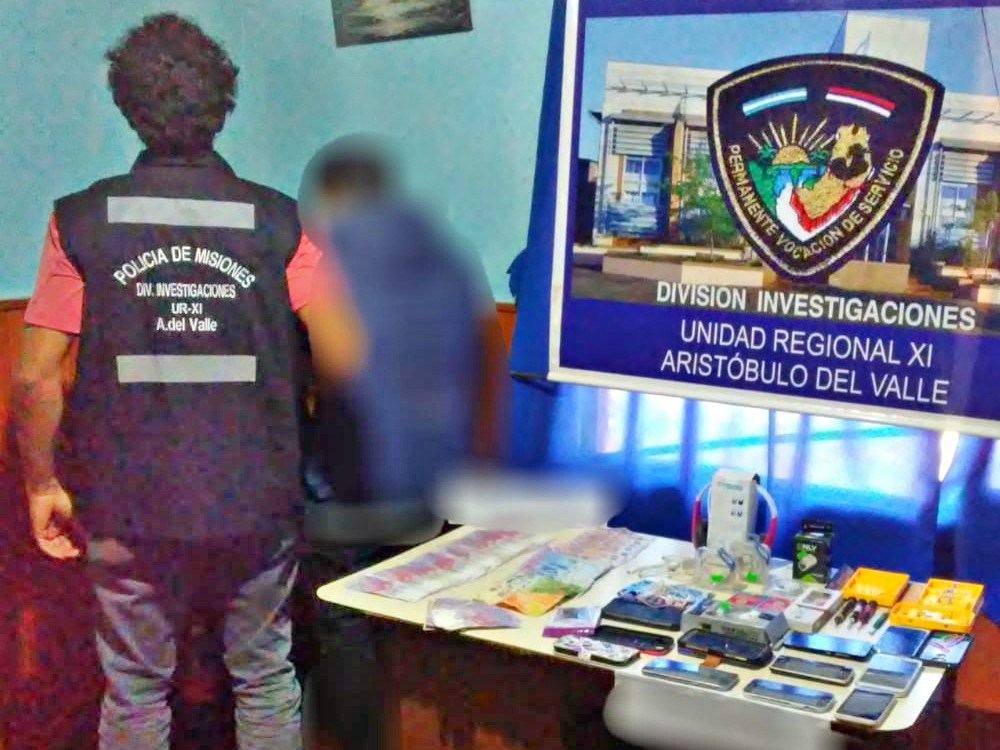 Detuvieron a una madre y a su hijo por robar y vender celulares