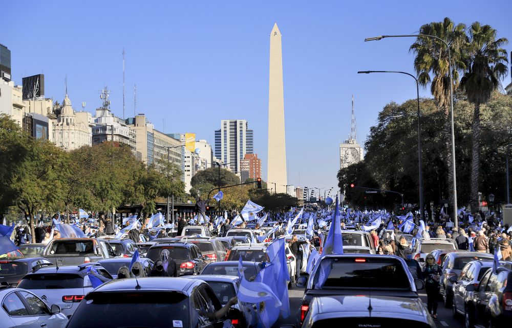 Marchas en todo el país contra el Gobierno Nacional