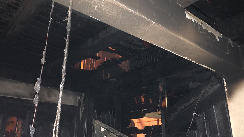 Se incendió una vivienda en Puerto Iguazú