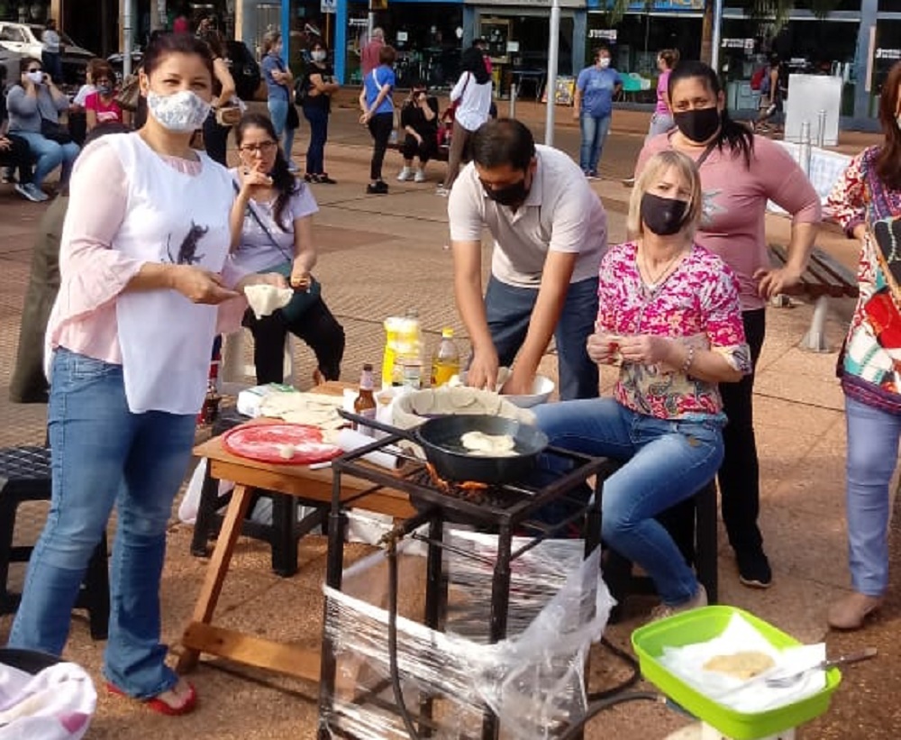 En Oberá hubo “chipeada” y movilización docente