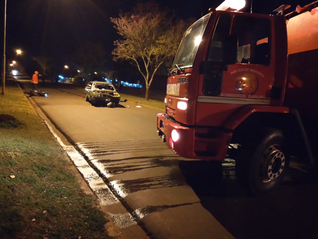 Detuvieron a un automovilista alcoholizado que protagonizó un choque en Garupá