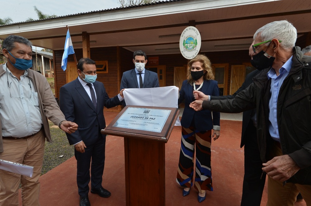 Habilitaron la nueva sede del Juzgado de Paz de Hipólito Yrigoyen