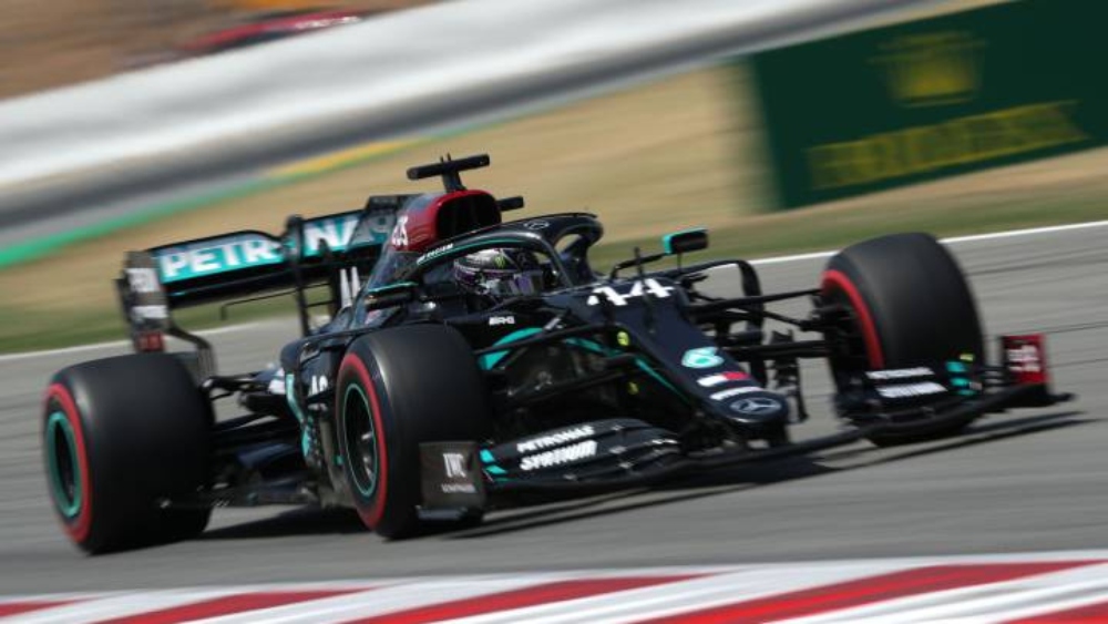 Hamilton logró la “pole position” para el Gran Premio de España