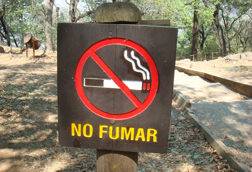 Prohibido fumar - Piden que se prohíba fumar en las áreas naturales de Misiones
