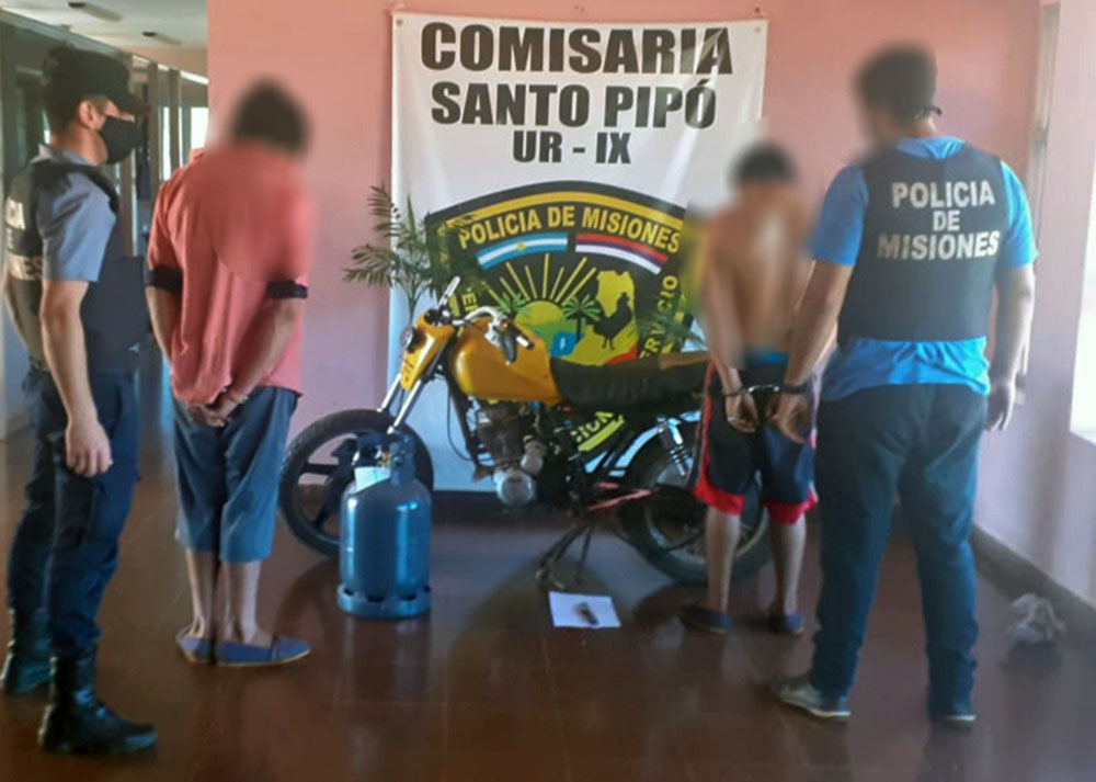 Santo Pipó - detenidos