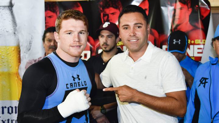 El campeón mundial Canelo Alvarez le inició juicio a Oscar De La Hoya