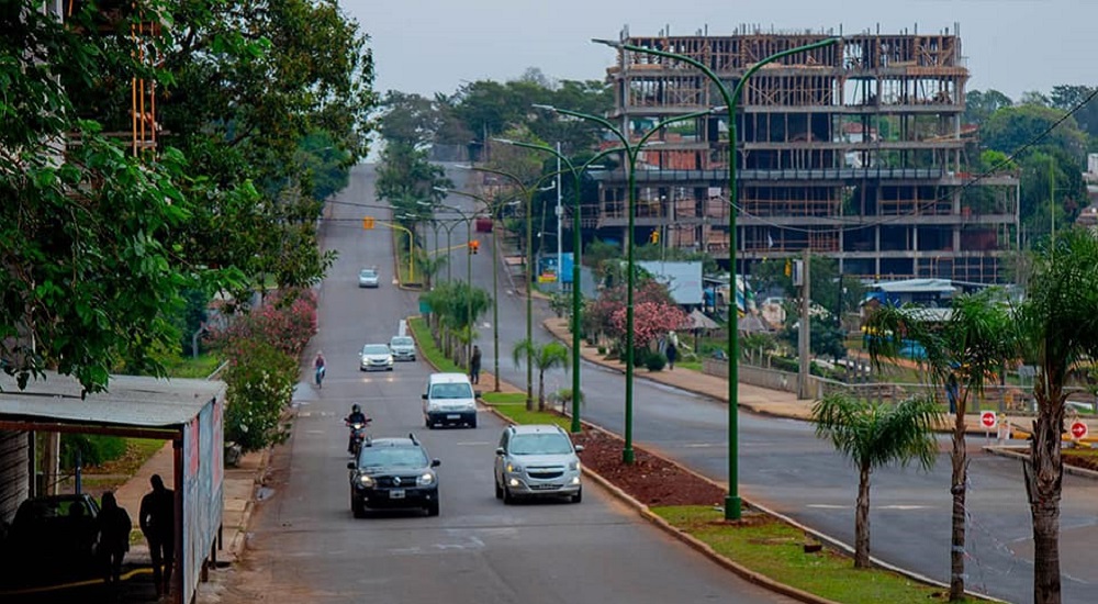 Mejoras viales en la avenida Urquiza