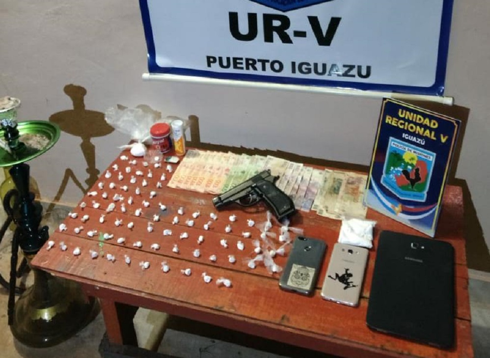 Buscado por amenazas fue atrapado con cocaína