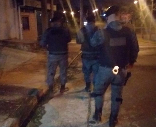 Desorden en el barrio Parque Adam dejó cuatro detenidos