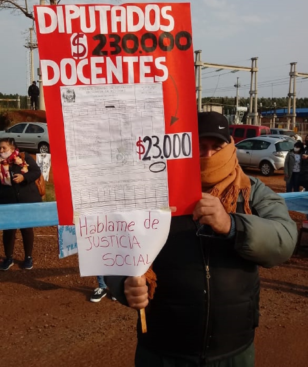 Jornada de lucha para los docentes de Misiones