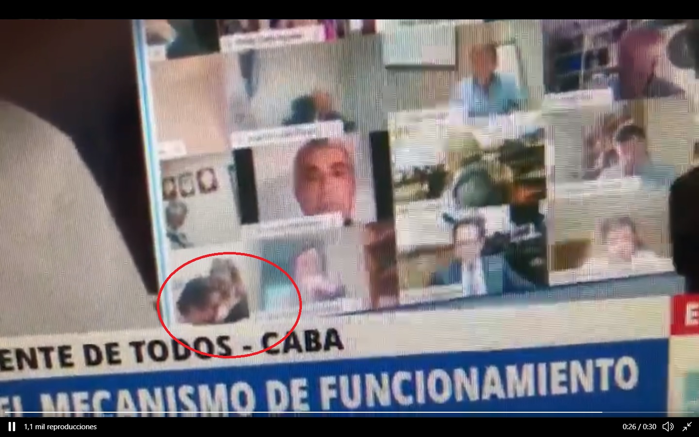 Suspenden a diputado que besó el pecho a una mujer en la sesión virtual