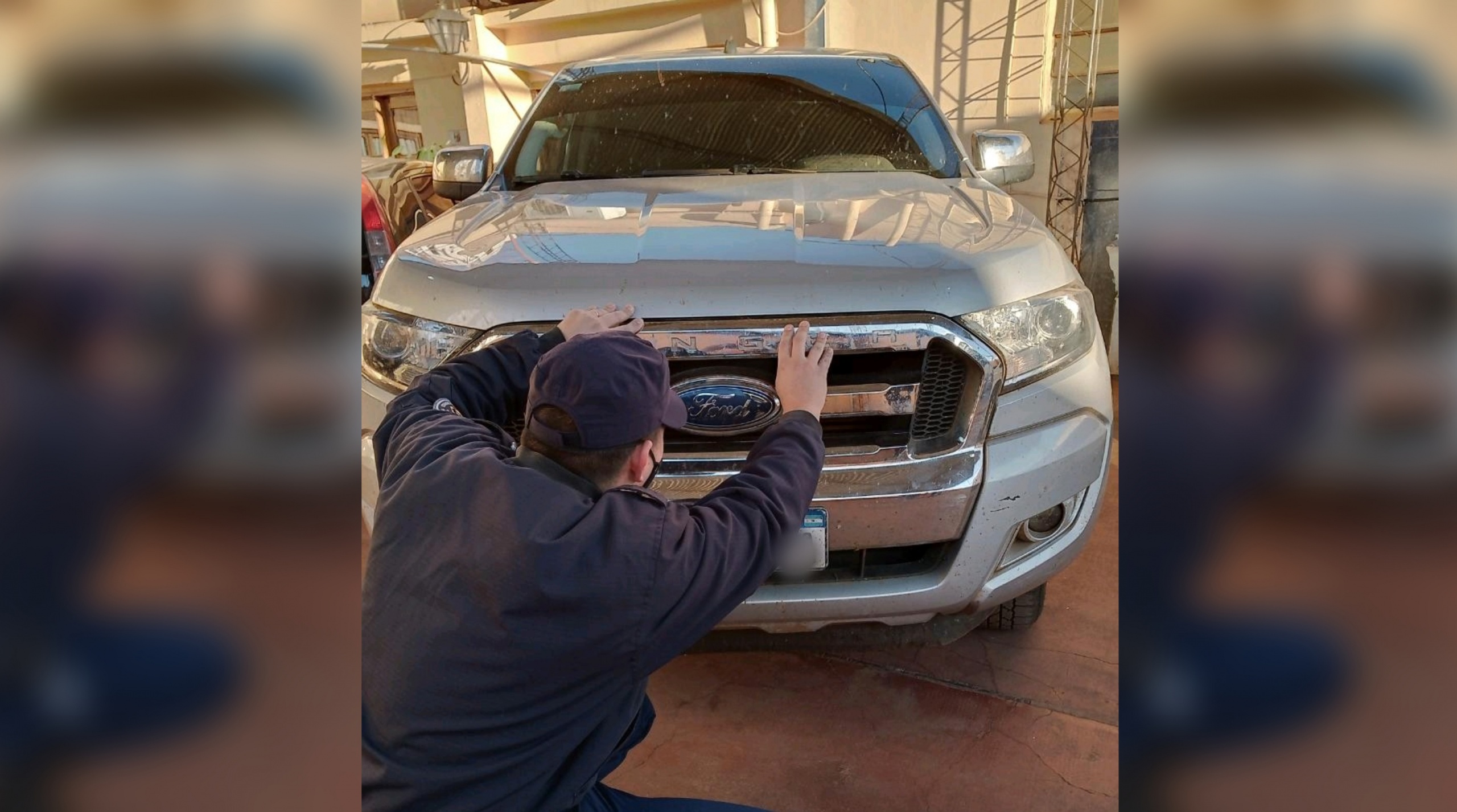 Camioneta secuestrada con cigarrillos de contrabando fue robada en Buenos Aires