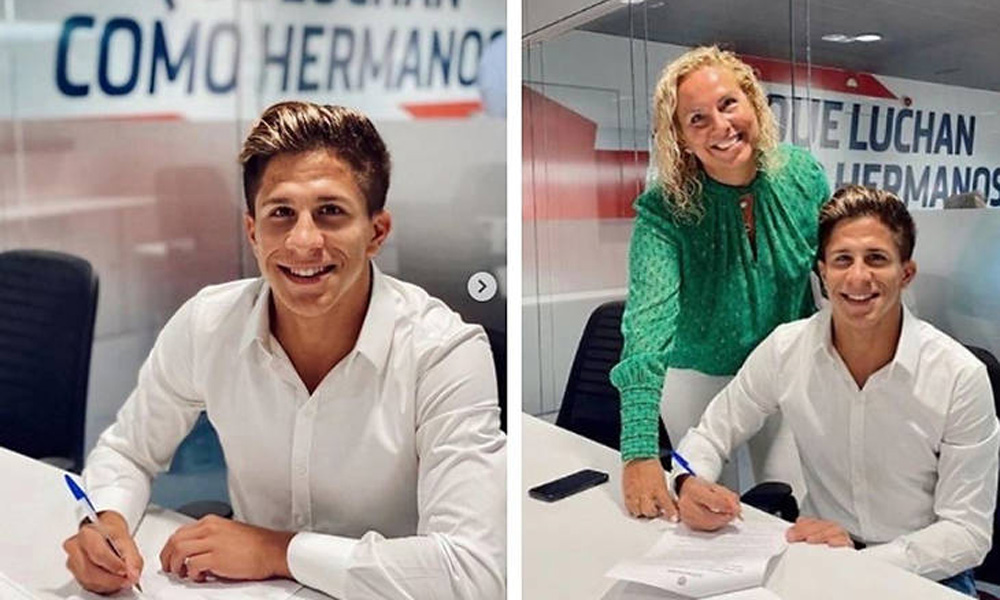 Legado Simeone: Giuliano, hijo del Cholo, firmó con Atlético Madrid