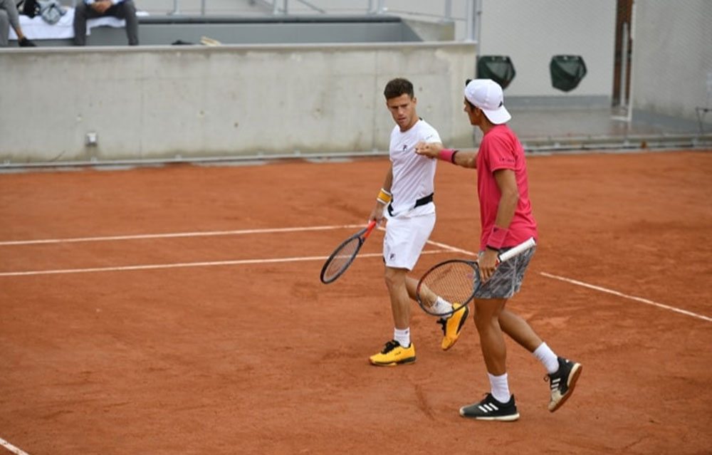 Schwartzman y Coria avanzan en dobles en Roland Garros