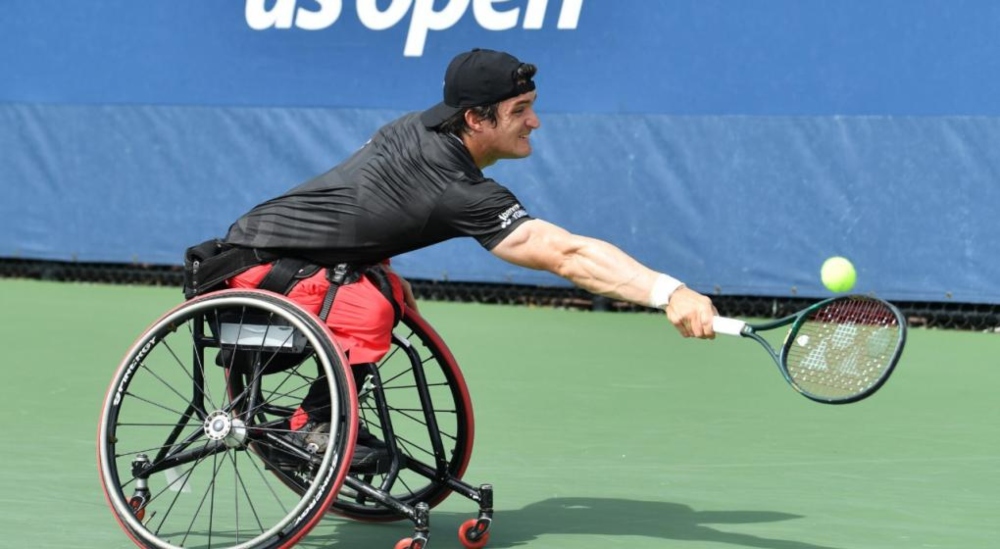 Gustavo Fernández perdió en semis del US Open de tenis adaptado